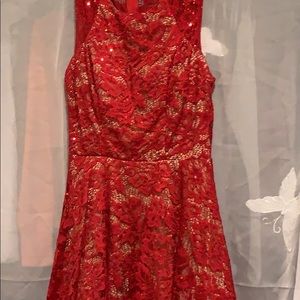 Red dress